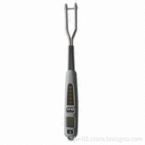 Digital Meat Thermometer with Built-in Three LED Light and Built-in Audible Temperature Alarm